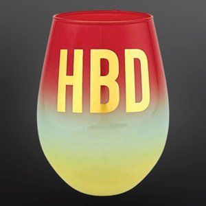 Slant Collections Jumbo Stemless wine Glass